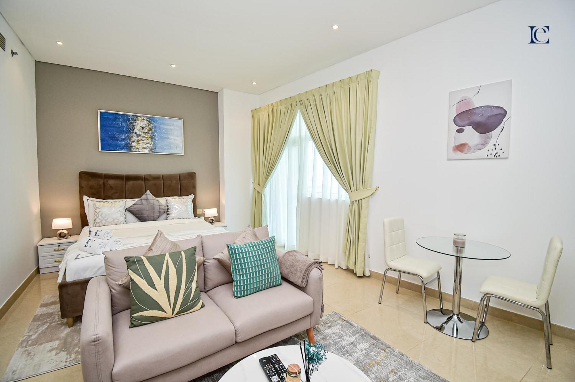 Luxury Escapes - Budget Studio With Balcony, Yacht Bay Marina 迪拜 外观 照片
